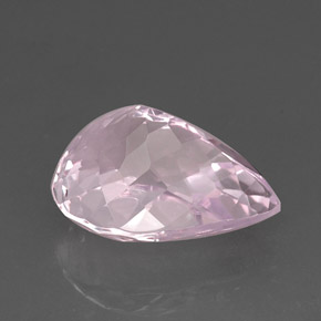 Kunzita Rosa natural de 18.85 ct, En forma de pera, VVS