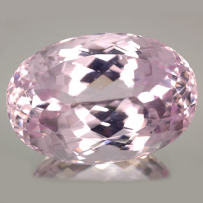 Kunzita rosa natural de 32,28 ct, corte óvalo, IF