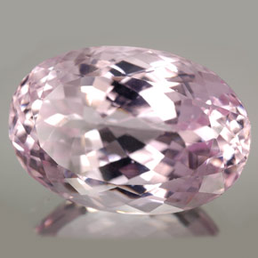 Kunzita rosa natural de 32,28 ct, corte óvalo, IF