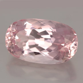 Kunzita rosa natural de 14,83 ct, corte óvalo, IF