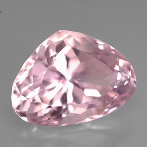 Kunzita Rosa natural de 9.34 ct, Forma elegante, VVS