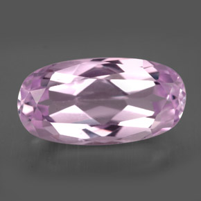 Kunzita rosa natural de 9,00 ct, corte óvalo, VVS-VS