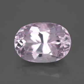 Kunzita rosa natural de 6,89 ct, corte óvalo, VS