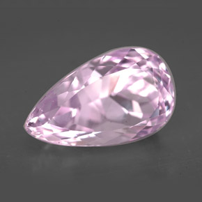 Kunzita Rosa natural de 10.62 ct, En forma de pera, VVS