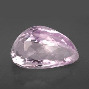 Kunzita Rosa natural de 10.62 ct, En forma de pera, VVS