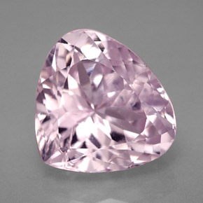 Kunzita rosa natural de 12,07 ct, en forma de pera, VS-SI