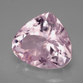 Kunzita rosa natural de 12,07 ct, en forma de pera, VS-SI