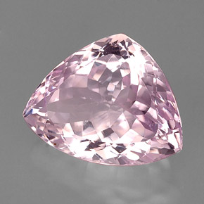 Kunzita rosa natural de 18,82 ct, trillón, VS