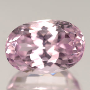 Kunzita rosa natural de 7,49 ct, corte óvalo, VVS-VS