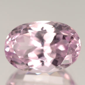Kunzita rosa natural de 7,49 ct, corte óvalo, VVS-VS