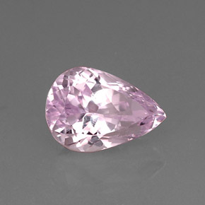 Kunzita rosa natural de 11,06 ct, en forma de pera, VS-SI