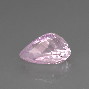 Kunzita rosa natural de 11,06 ct, en forma de pera, VS-SI