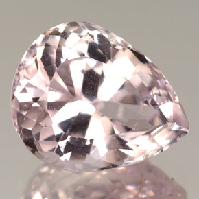 Kunzita rosa natural de 6,72 ct, en forma de pera, VS-SI