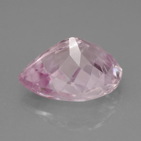 Kunzita rosa natural de 5,18 ct, en forma de pera, VS