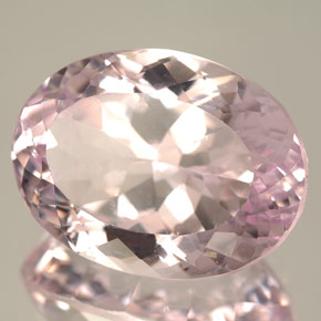 Kunzita rosa natural de 14,09 ct, corte óvalo, IF