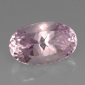 Kunzita rosa natural de 11,55 ct, corte óvalo, VS