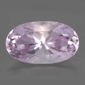Kunzita rosa natural de 11,37 ct, corte óvalo, SI