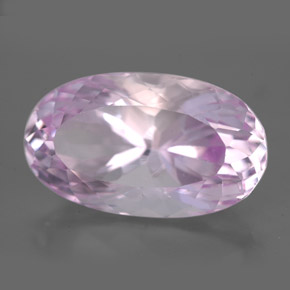 Kunzita rosa natural de 11,37 ct, corte óvalo, SI