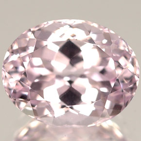 Kunzita rosa natural de 3,60 ct, corte óvalo, IF