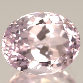 Kunzita rosa natural de 3,60 ct, corte óvalo, IF