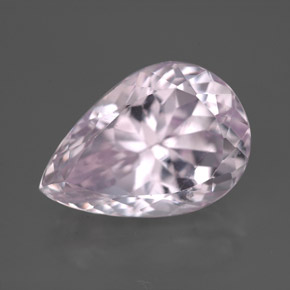 Kunzita rosa natural de 8,16 ct, en forma de pera, VVS-VS