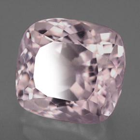 Kunzita rosa natural de 9,45 ct, corte cojín, VS