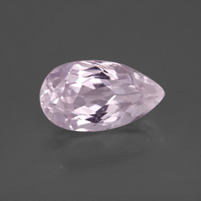 Kunzita rosa natural de 3,55 ct, en forma de pera, VS