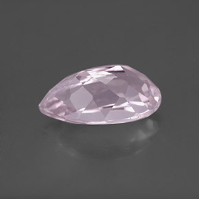 Kunzita rosa natural de 3,55 ct, en forma de pera, VS
