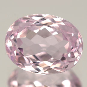 Kunzita rosa natural de 2,34 ct, corte óvalo, VS