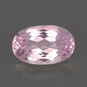 Kunzita rosa natural de 3,43 ct, corte óvalo, VVS