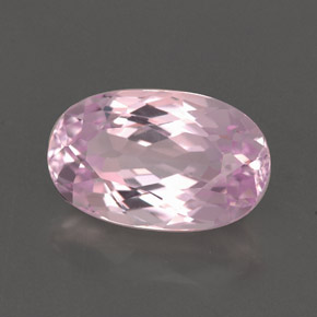 Kunzita rosa natural de 3,43 ct, corte óvalo, VVS
