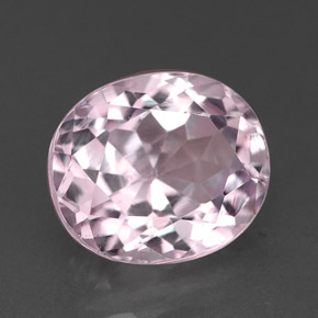 Kunzita rosa natural de 3,77 ct, corte óvalo, VVS-VS