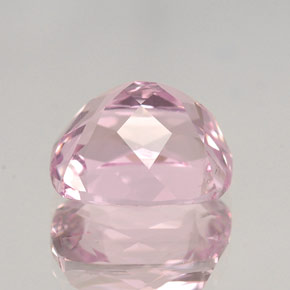 Kunzita rosa natural de 4,31 ct, corte cojín, VVS-VS