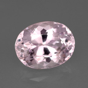 Kunzita rosa natural de 6,52 ct, corte óvalo, VVS