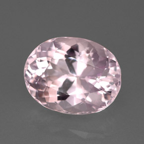 Kunzita rosa natural de 6,52 ct, corte óvalo, VVS
