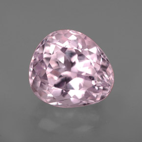 Kunzita rosa natural de 5,01 ct, forma elegante, VVS