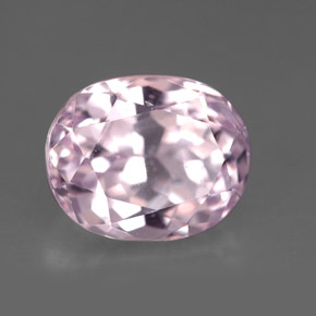 Kunzita rosa natural de 5,68 ct, corte óvalo, VVS