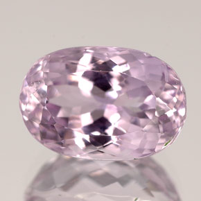 Kunzita rosa natural de 6,62 ct, corte óvalo, VVS