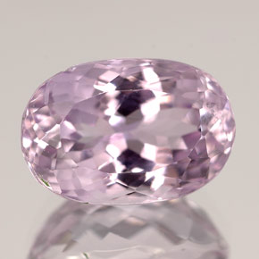 Kunzita rosa natural de 6,62 ct, corte óvalo, VVS