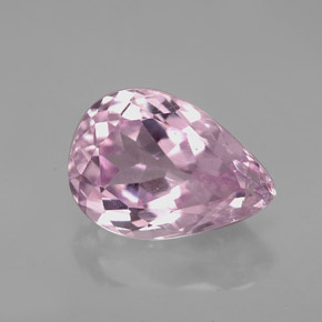 Kunzita rosa natural de 5,26 ct, en forma de pera, VS-SI