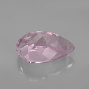 Kunzita rosa natural de 5,26 ct, en forma de pera, VS-SI