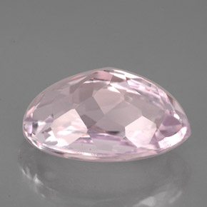 Kunzita Rosa natural de 5.35 ct, En forma de pera, VVS