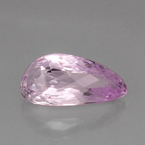 Kunzita rosa natural de 15,46 ct, en forma de pera, VVS-VS