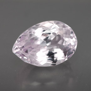 Kunzita rosa natural de 4,94 ct, en forma de pera, VS