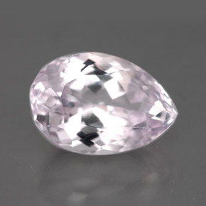 Kunzita rosa natural de 4,94 ct, en forma de pera, VS