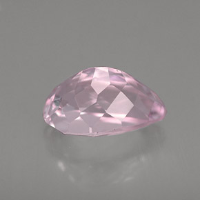 Kunzita rosa natural de 3,54 ct, en forma de pera, VS