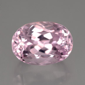 Kunzita rosa natural de 7,17 ct, corte óvalo, VVS