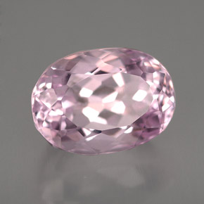 Kunzita rosa natural de 7,17 ct, corte óvalo, VVS