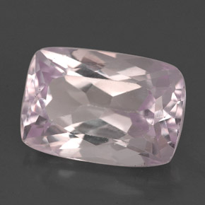 Kunzita rosa natural de 7,47 ct, corte cojín, VS