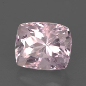 Kunzita Rosa natural de 2.86 ct, Corte Cojín, VS